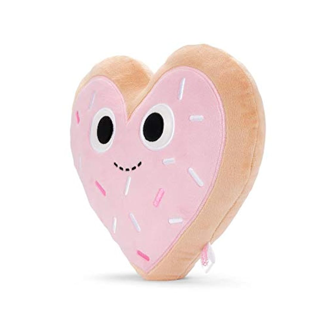 Peluche de galleta con corazón marrón-rosa, 11.1in, Kidrobot