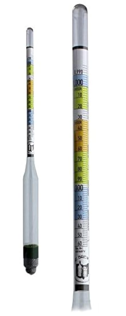 Hidrómetro - de triple escala para elaboración casera