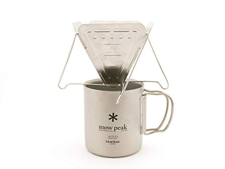 Snow Peak, café por goteo, plegable, para hombres.