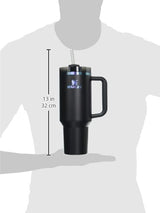Vaso aislante con tapa 3 en 1, compatible con portavasos
