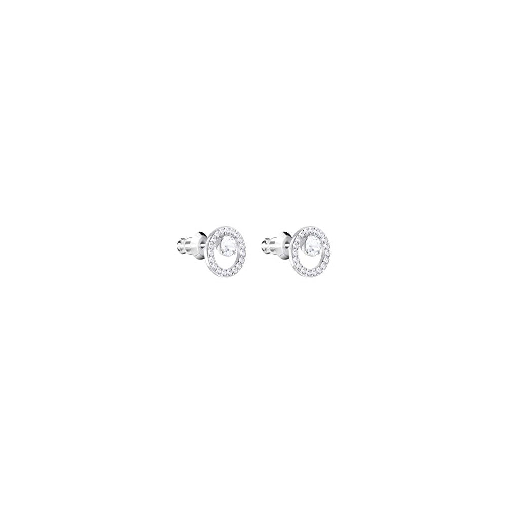 Aretes pequeños con forma de círculo para mujer