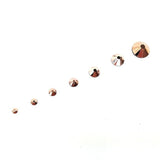 Swarovski Nail Art mezclado con los tamaños s5, ss7, ss9,