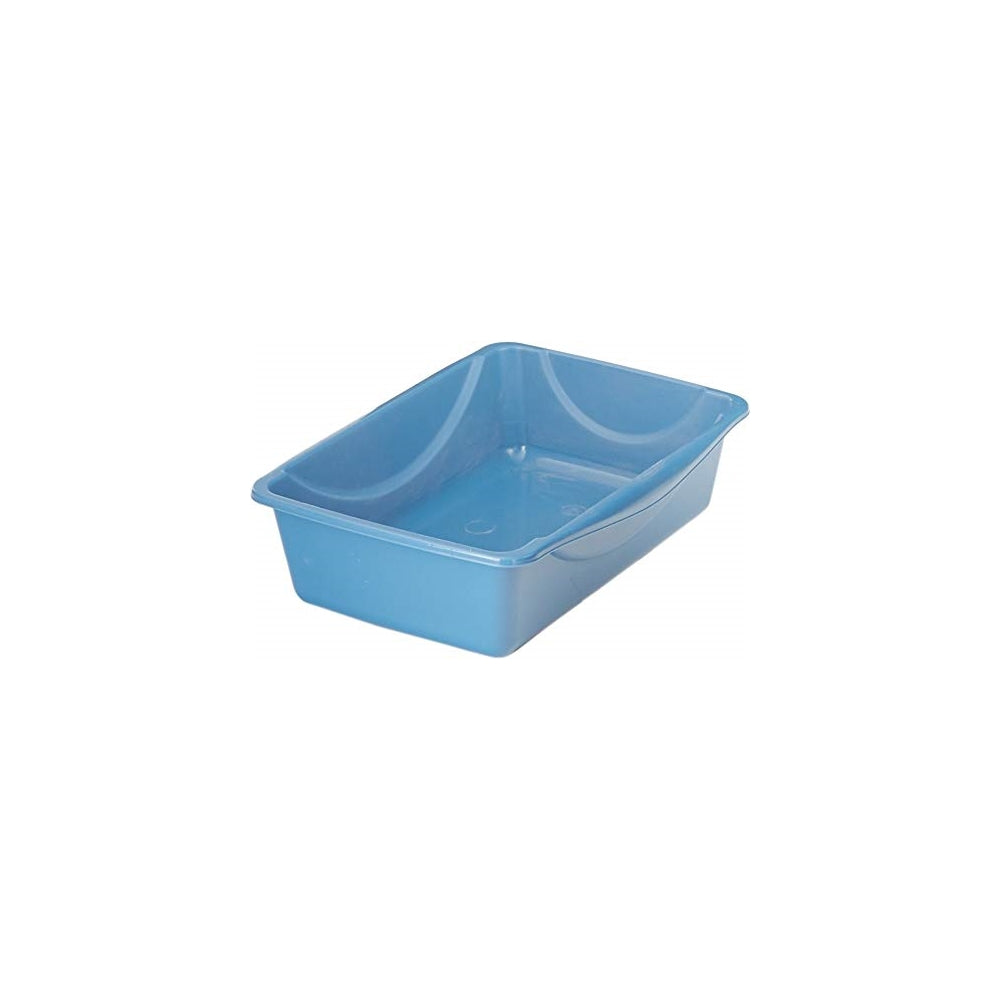 Caja de arena para gatos tamaño pequeño color gris