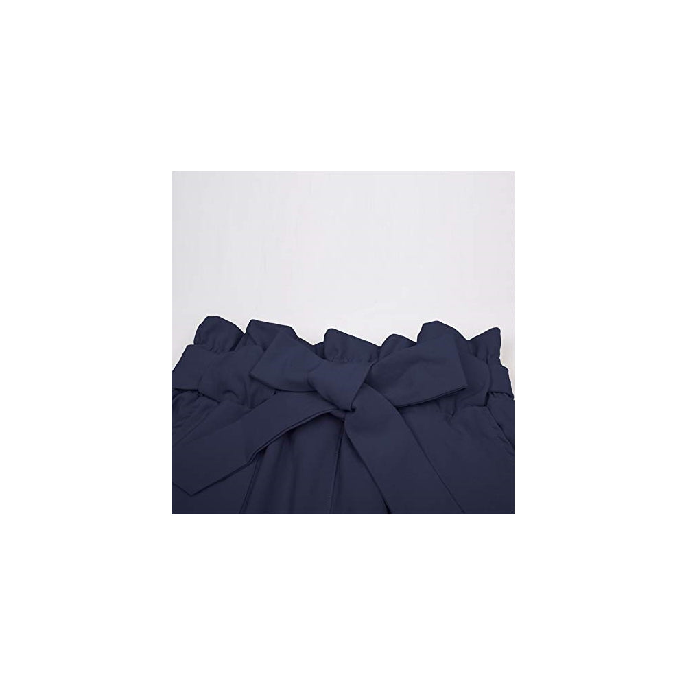 Pantalones de mujer con bolsillos, cintura alta Talla XS