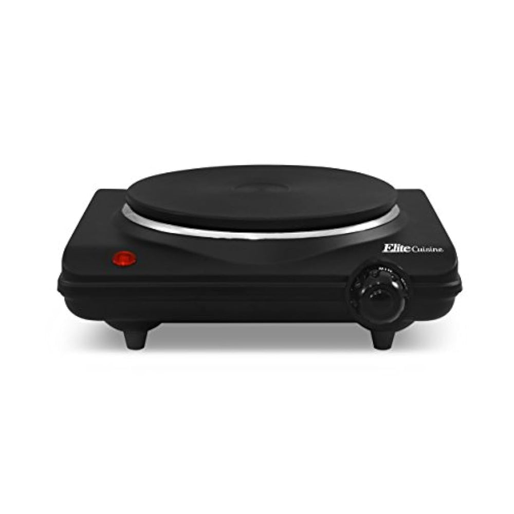 Plato eléctrico individual plano de hierro fundido