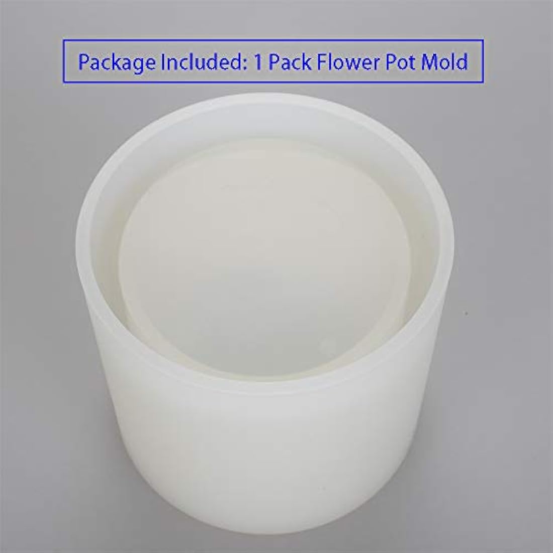 Molde para plantas de resina con cilindro grande, diámetro interno de 2.8 in, profundidad interna de 2.8 in, moldes de silicona con cilindro, moldes para macetas de flores, moldes para macetas, moldes para bolígrafos