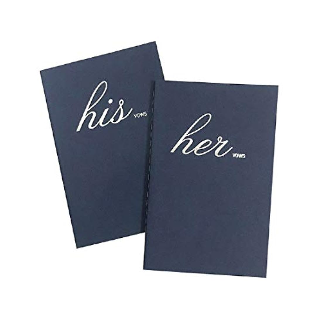 Juego de 2 libros de votos para bodas con texto en inglés