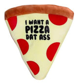Peluches diseño de Pizza color rojo-beige, 12.0in