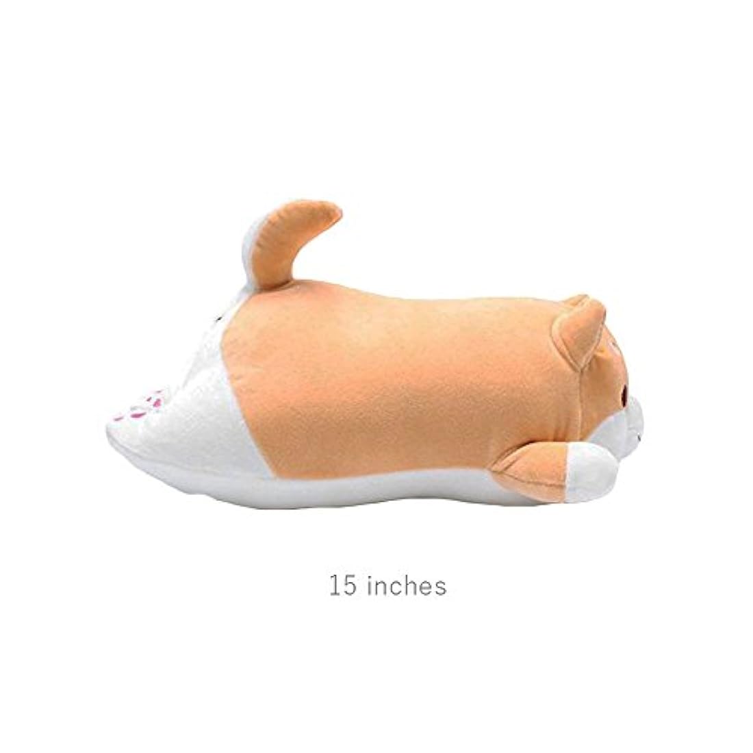 Almohada de peluche de 15 pulgadas, estilo perro