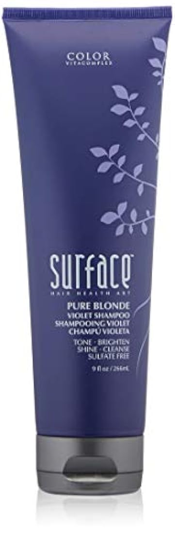 Surface Hair Pure Blonde Violet Champú, 9 onzas líquidas