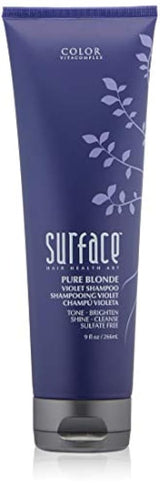 Surface Hair Pure Blonde Violet Champú, 9 onzas líquidas