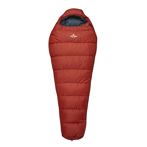 TETON Sports LEEF Saco de dormir ultraliviano, estilo momia, saco de compresión incluido.