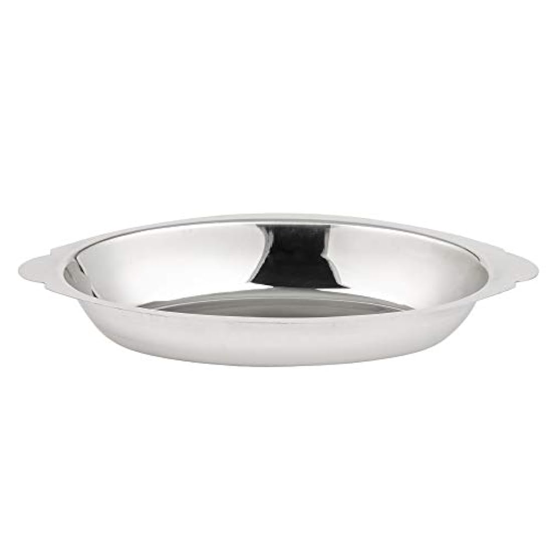 20 oz Acero Inoxidable AU gratinado Servir ovalada bandeja