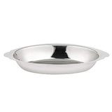20 oz Acero Inoxidable AU gratinado Servir ovalada bandeja