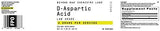 Suplemento BEYOND RAW  Polvo de ácido D-aspártico 30 porc