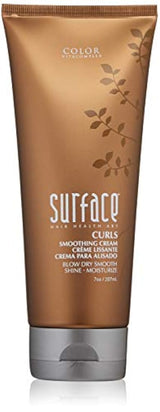 Superficie rizos de pelo alisar crema, 7 fl.