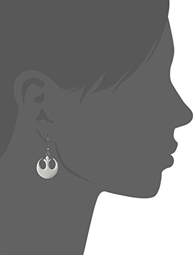 Pendientes colgantes de acero inoxidable de Star Wars