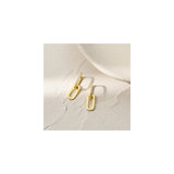 Aretes de aro de oro de 14 quilates para mujer convertibles
