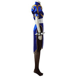 Disfraces mujeres luchador azul vestido
