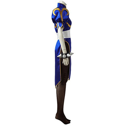 Disfraces mujeres luchador azul vestido