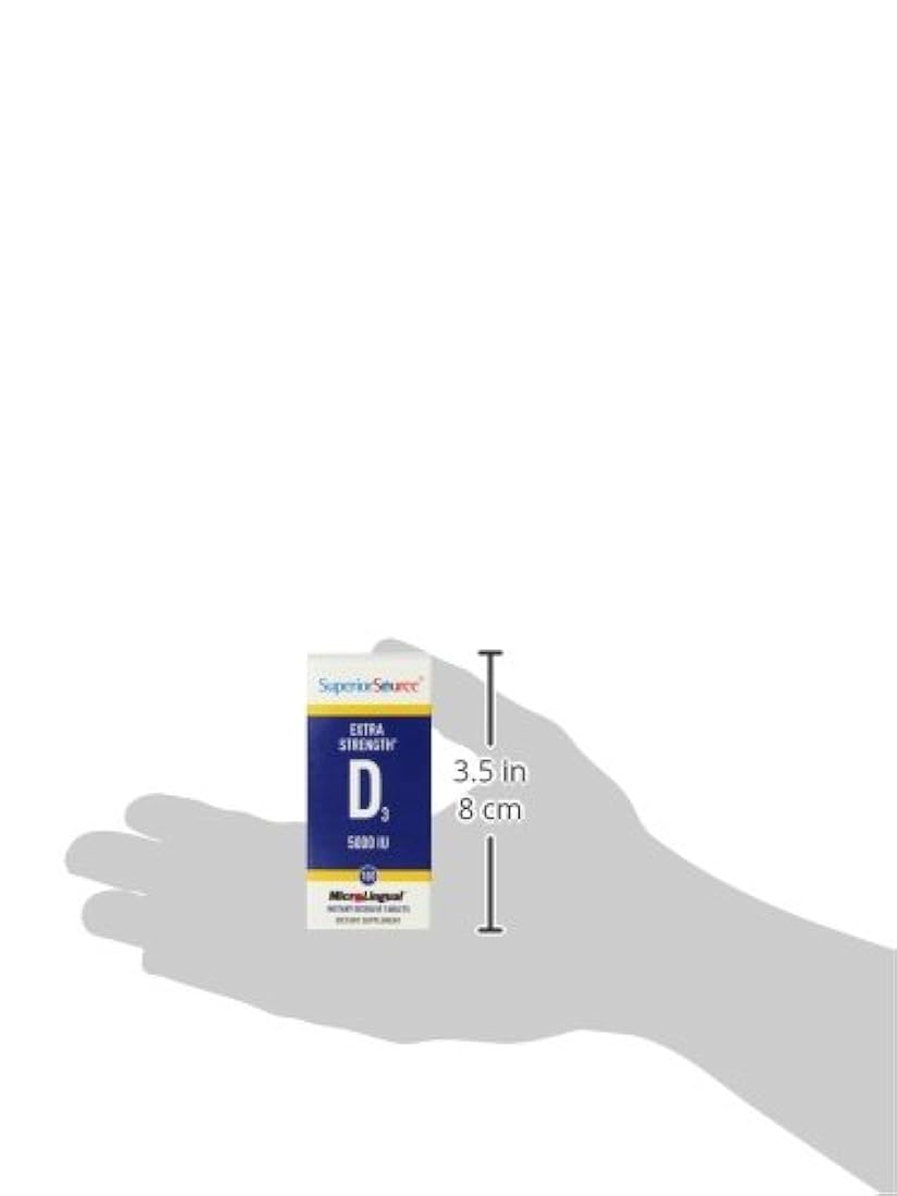 Extra Strength Vitamina D3 5000 UI, 100 unidades