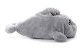Peluche de Manatí color gris para niños.The Petting Zoo