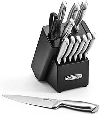 Juego de cuchillos de 13 piezas Farberware EdgeKeeper Negro