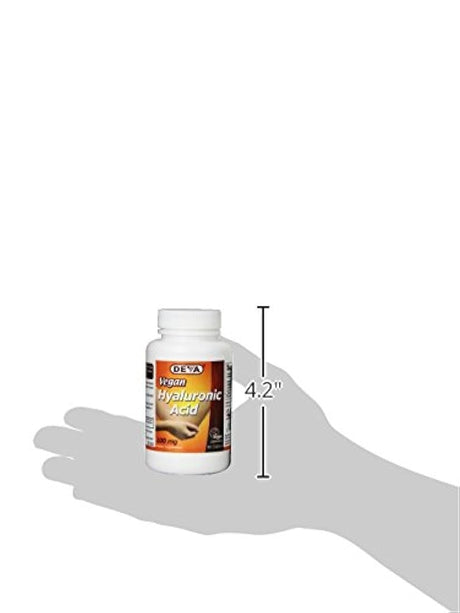 Deva Nutrition Vegan ácido hialurónico tabletas, 100 mg, 1582444, 1, 1