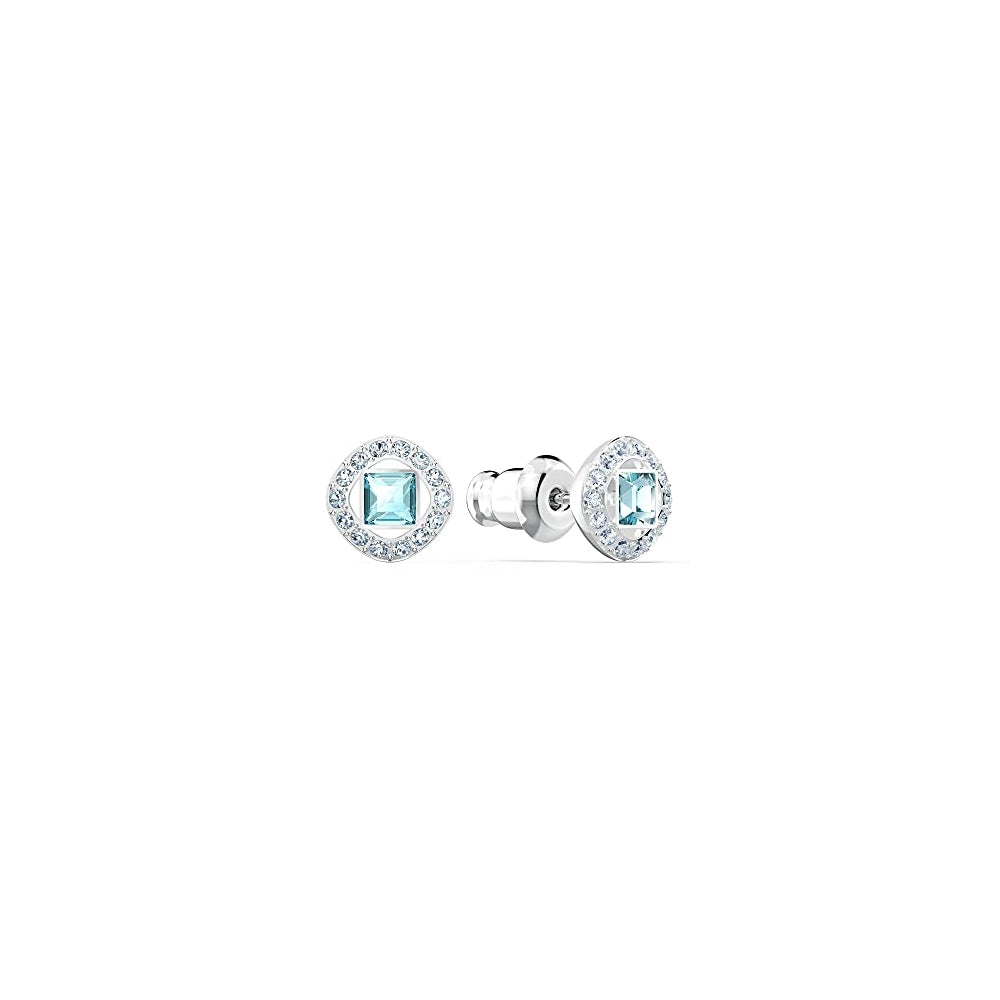Aretes para mujer con cristales azules