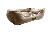 Modern Threads Luxury Dog Bed, Tufted Velvet Cuddler, for Small to Medium Dogs, Machine Washable