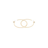 Aretes de acero inoxidable para mujer