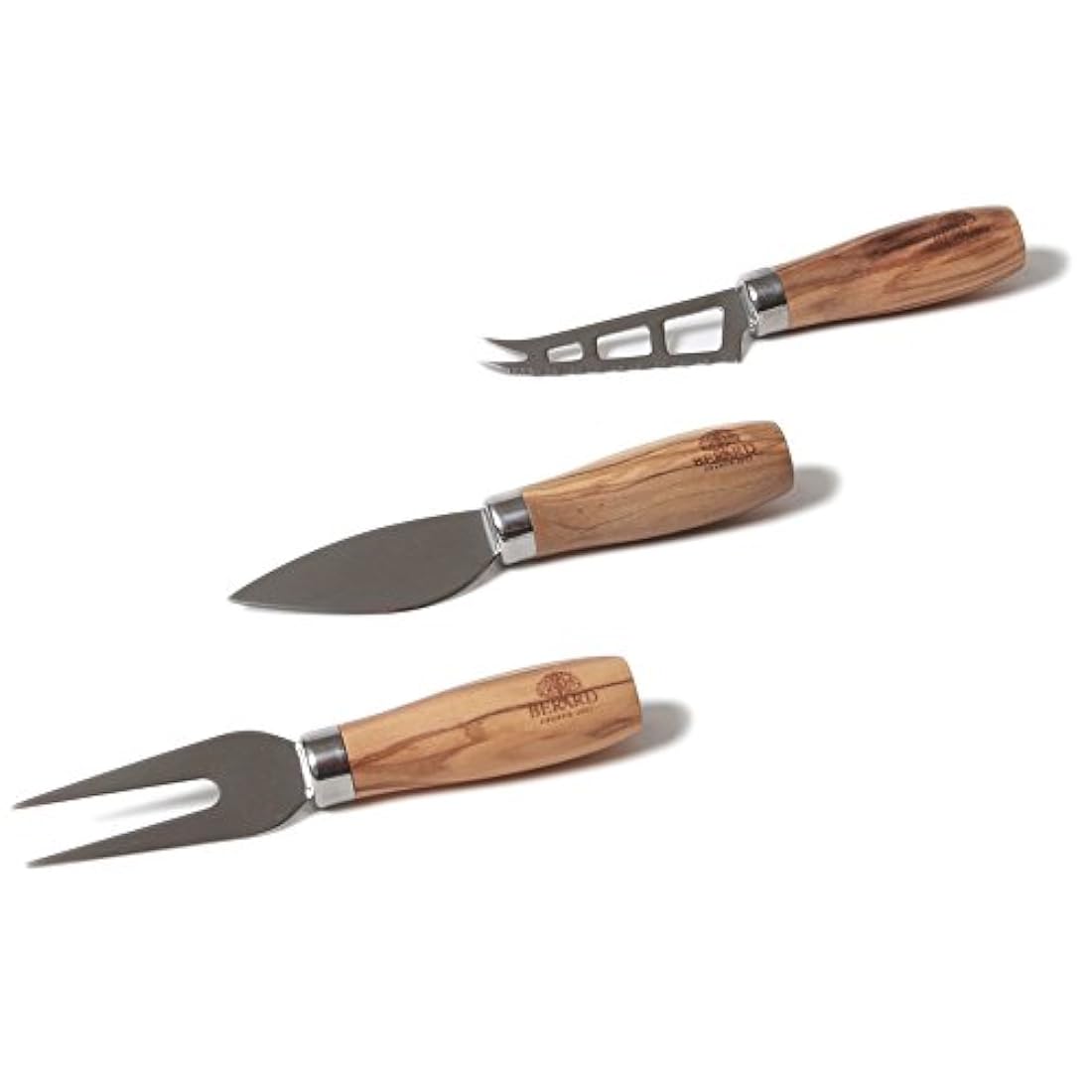 Berard – Juego de 3 cuchillos para queso de acero inoxidable
