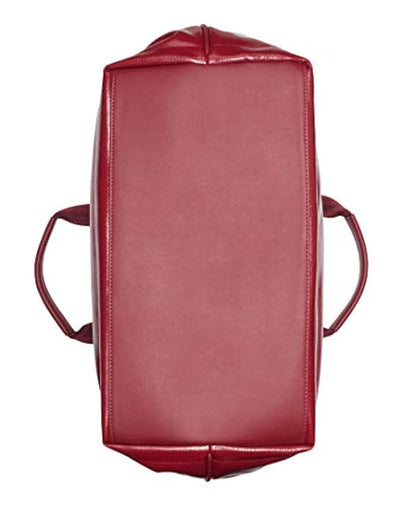 Bolso de nailon de piel sintética rojo, Calvin Klein