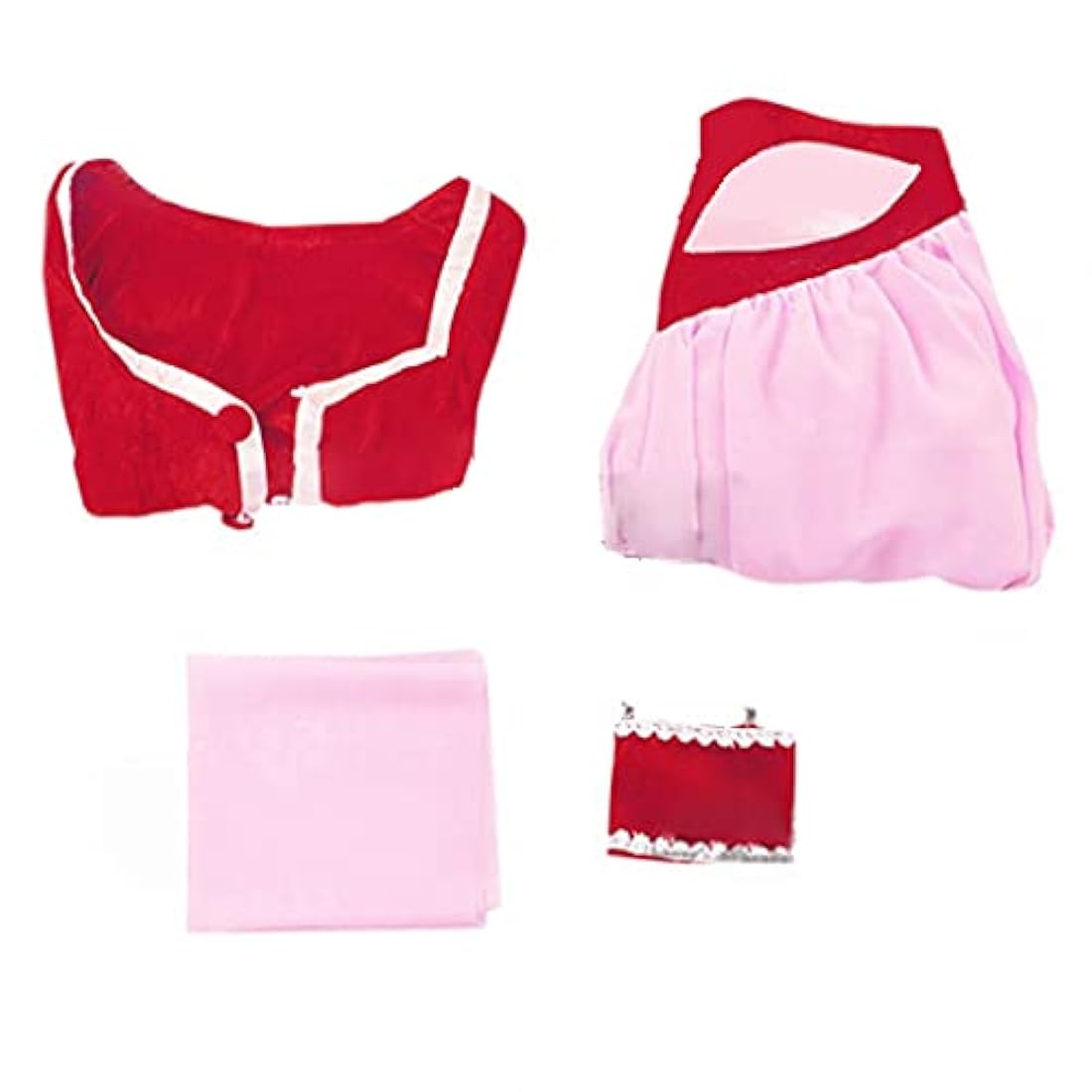Disfraces Disfraz de Jeannie para mujer, color rojo