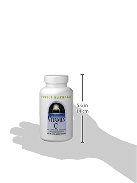 Source Naturals Vitamina C Acido Ascórbico fijación calor