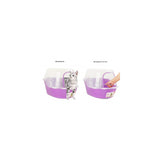 Petphabet Caja de arena para gatos con capucha extragrande