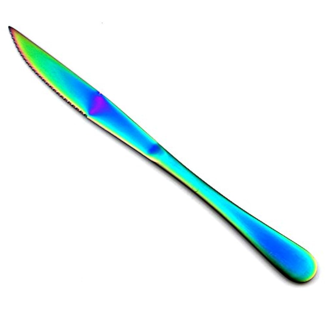 Cuchillos, Mate arco iris chapado en acero inoxidable