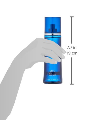 Spray Corporal Refrescante para Hombres, Notas de Bergamota