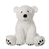 Peluche con diseño de oso polar blanco