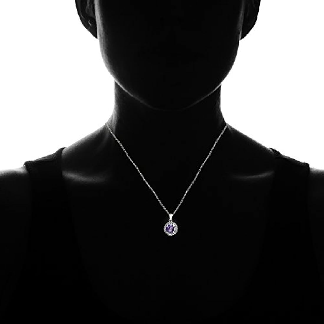 Plata de Ley auténtica ,, o de imitación creado Gemstone