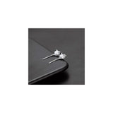 Aretes colgantes de plata con diseño para mujeres