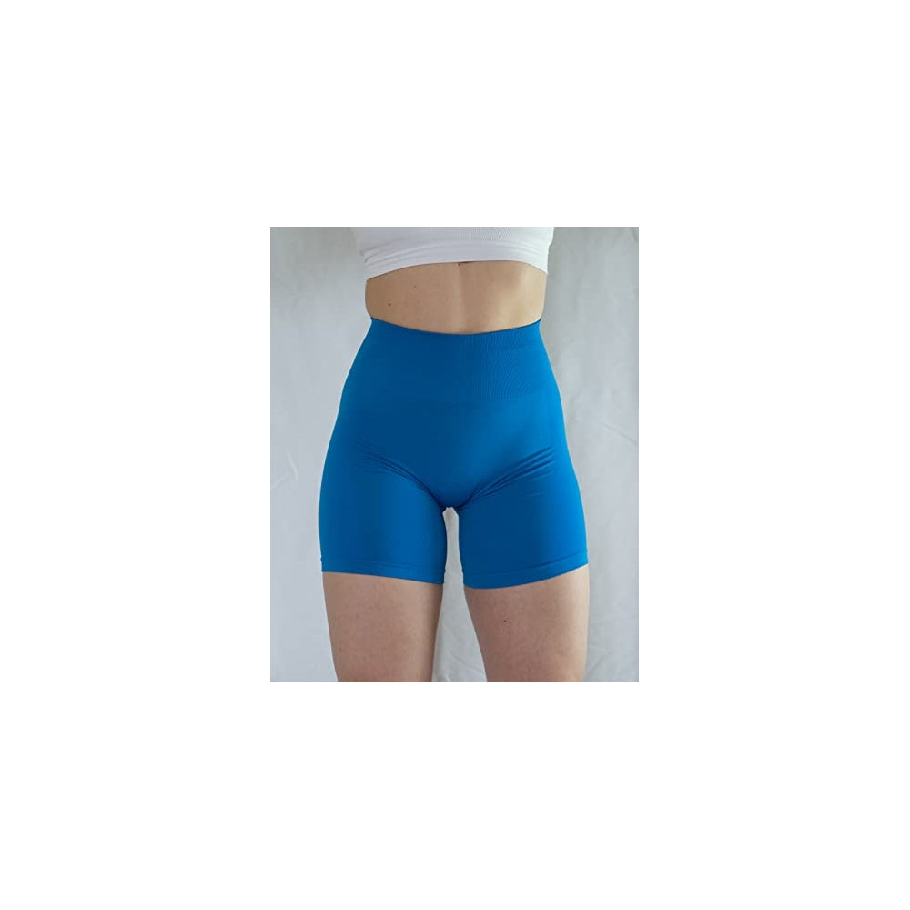Shorts elastico  para mujer talla XS azul