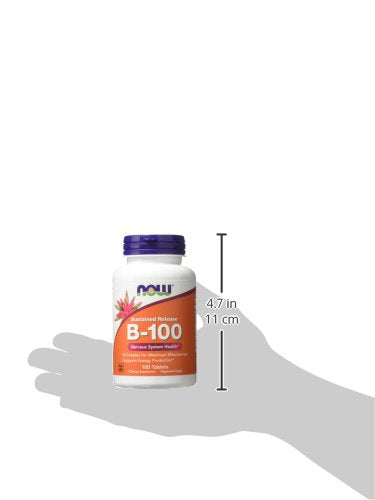 NOW Vitamina B-100,100 tabletas