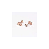 Aretes de Tornillo en bola para mujeres