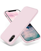 Otofly - Silky and Soft Touch Series - Funda protectora de goma de silicona suave que brinda protección total contra golpes, compatible con iPhone&nbsp;XR de 6.1&nbsp;pulgadas de Apple (color rosa hielo).