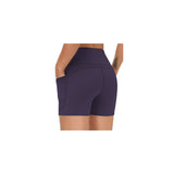 Shorts cortos de yoga para mujer con cintura alta talla XL
