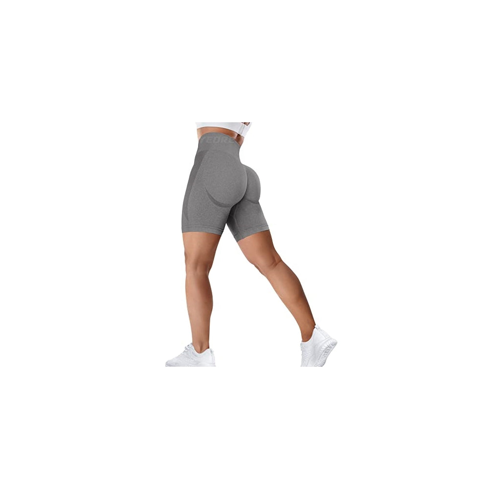 Shorts cortos sin costuras de cintura alta talla
