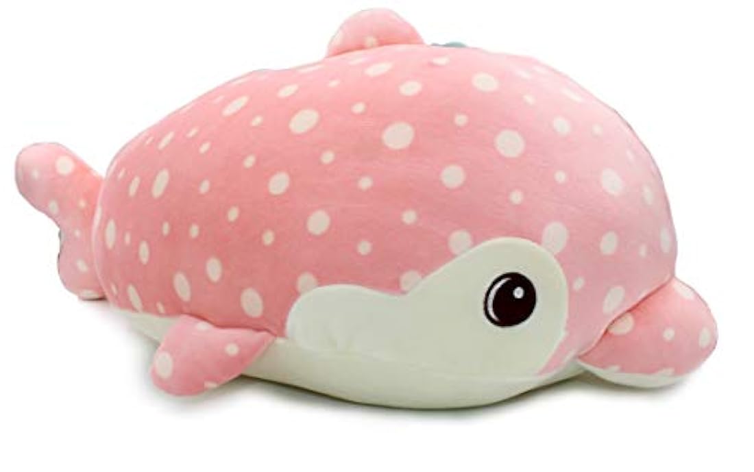 Peluche de delfín rosa muy suave
