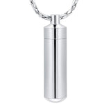 Collar de cremación para cenizas con colgante de urna
