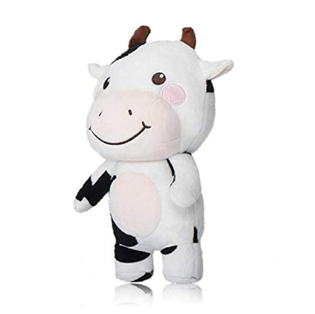 Muñecas de peluche con diseño de vaca sonriente, 10.0 in